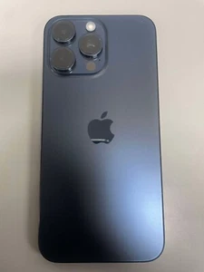 iPhone 15 Pro Max Back Housing Replacement w Small Parts OEM -Blue- B - Picture 1 of 6