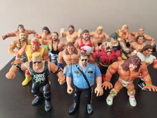 WWF HASBRO WRESTLING FIGURE - VINTAGE WWE WCW ACTION FIGURES CUSTOM BUNDLE