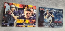 (2) Tommy Maddox 2001 XFL Loaded Cannon & Base Los Angeles Xtreme