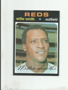 1971 Topps Willie Smith #457 Cincinnati Reds NM+