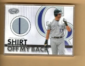 2003 Leaf Shirt Off My Back Jersey TODD HELTONno.3 Rockies #446/500 - Bild 1 von 1