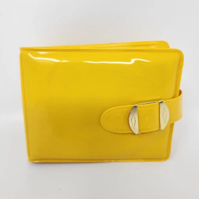 Cartera monedero de charol sintético amarillo Hong Kong marca Sirco Star años 70 de colección Foto 1 de 4