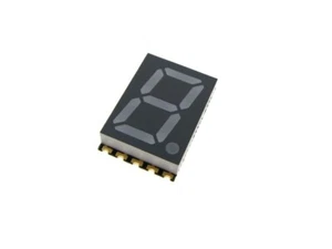 Display LED 0,56" 1 cifra 7 segmenti SMD montaggio superficiale anodico comune - Blu - Foto 1 di 1