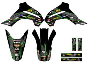 2021-2025 KLX 140 RF PODIUM Black Senge Graphics Kit Compatible with Kawasaki - Picture 1 of 10