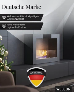 Ethanol Kamin WELCON Göteborg schwarz - Bild 1 von 7
