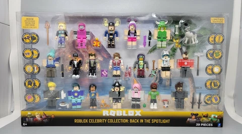 Roblox Celebrity Collection: Back in the Spot / 20 Figure Pack /20 Virtual CODES Cover