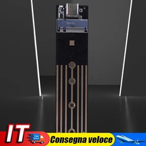 Adattatore convertitore da M.2 a USB 3.1 tipo C SATA/NVME per SSD 2230 2240 2260 - Zdjęcie 1 z 21