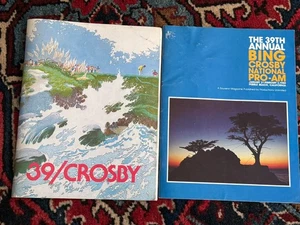 (2) Bing Crosby 39th National Pro Am Programs TORNEO DE GOLF PEBBLE BEACH 1980 - Imagen 1 de 6