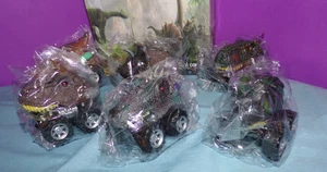 6 Dinosaur Animal Cars By Let's Go New, Sealed See Pictures VERY COOL PULL BACKS - Picture 1 of 7
