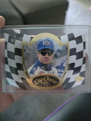 1997 Upper Deck Rusty Wallace Road To The Cup Cup Quest Checkered Flag CQ5 - Image 1 of 2