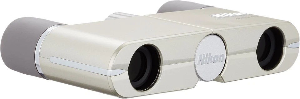 NIKON Binoculars Yu 4X10D GL Roof Prism Champagne Gold Color 4X10DGL from Japan - Image 1 of 4