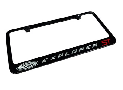 Marco de matrícula negro Ford Explorer ST Premium (con licencia) Foto 1 de 4