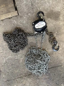 Block And Tackle Chain Pulley 1/2 Ton With 8 Meter Chain And Bag 0.5 Ton Hoist - Picture 1 of 3