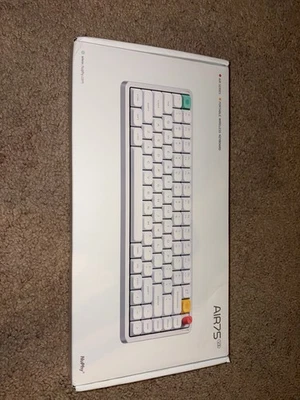 NuPhy Air75 V3 White Low Profile Mechanical Keyboard (ANSI PLEASE READ DESC.) - Image 1 of 4