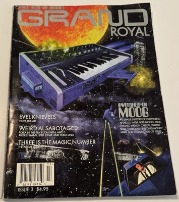 Magazine, Grand Royal, Iss #3, W/ Iron On, Fair Cond, Rare - Image 1 of 4