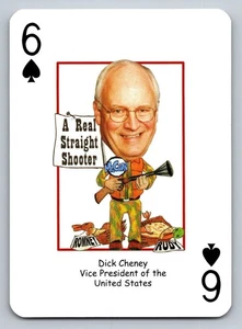 Vintage politische Spielkarte mit Dick Cheney & John McCains Kampagne - Bild 1 von 2
