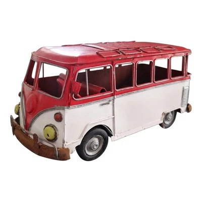 🚌 Modellino Volkswagen T1 "Bulli" Vintage - Metallo - Collezione / Arredamento - Immagine 1 di 4