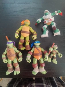 TMNT Donatello, Leo, Mikey 2012 Teenage Mutant Ninja Turtles Action Figure - Picture 1 of 7