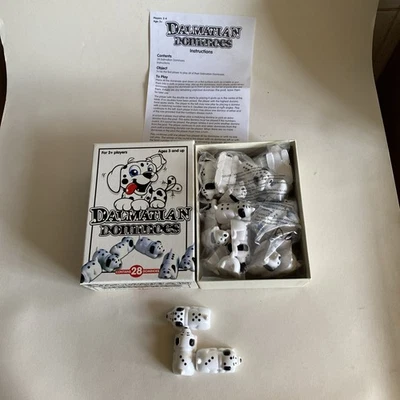Dalmatian Dominoes Dog-Shaped Domino Family Game with rules Paul lammond games - Image 1 of 4