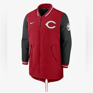 Nike Herren Dugout (MLB Cincinnati Reds) Full-Zip Jacke Größe Small Neu mit Etikett - Bild 1 von 14