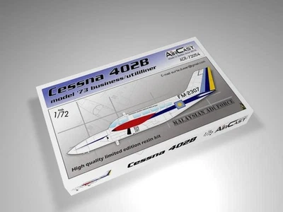 New! AirCast Resin ACR-72054 Cessna 402B, Malaysian A. F. - 1:72 scale model kit - Image 1 of 3