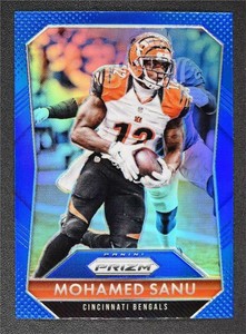 2015 Panini Prizm Prizms Blue #77 Mohamed Sanu - NM-MT