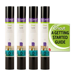 Cricut Everyday StrongBond HTV Bügelbild Bundle, (4) schwarz, 12x24 - Bild 1 von 7