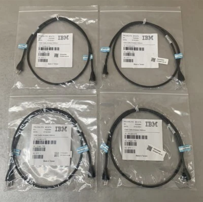 (Lote de 4) Cable Ethernet IBM 86Y4775 Cat5e blindado 1 GbE 1000 mm (39" ea.) Foto 1 de 4
