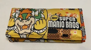 Super Mario Men's Long Wallet Fabric & PU Leather Credit Card Cash Packs Gift,7” - Picture 1 of 6