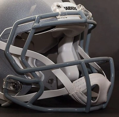 Máscara facial/protetor facial capacete de futebol americano Oakland Raiders NFL Riddell Speed CU-S2BD-SW - Imagem 1 de 4