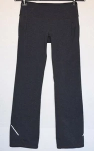 Athleta Gray Elastic Waist Straight Leg Athletic Pants Size S - Picture 1 of 4