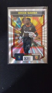 Brice Samba (RCL) Panini Score Ligue 1  2023-2024 Gris Laser - Picture 1 of 1