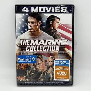 The Marine Collection - 4 Movies (DVD, 2015) New Sealed Damaged Case - Picture 1 of 3