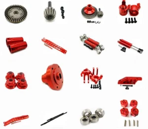 Aluminum Alloy Upgrade Parts Fit For 1/10 Rc AXIAL Jeep Wraith AX90056 Car Red - Picture 1 of 34