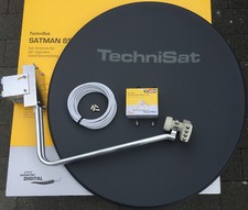 TechniSat Satman850Plus mit TechniSat Quattro-Switch-LNB (4Teilnehmer)UHD,4k,10m