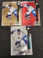 1997-98 UPPER DECK UD BLACK DIAMOND PASI PETRILAINEN#48 BASE RED GOLD 3 CARD LOT