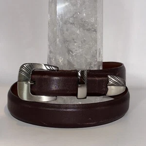 Johnston & Murphy Brown Italian Leather Dress Belt Men's Size 36 - Bild 1 von 9