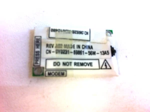 Y0231 Dell Inspiron 710M 700M 600M PP05L 300M 8600 56K V.92 Laptop Modem 149 - Bild 1 von 2