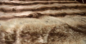 Faux Fur Fabric By The Yard Shaggy Long Pile Coyote Fox Wolf Thick Heavy Animal - Picture 1 of 4