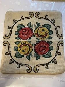 Antique Vintage UzbekHand embroidered pillow cushion cover 37x35cm (59) - Picture 1 of 11