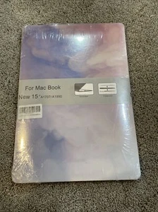 For Mac Book Case Cover Retina 15" New A1398 Sealed Pink White Swirl Cover - Picture 1 of 2