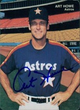 Art Howe Houston Astros Signed 1990 Mother's Cookies Card JSA Authenticated