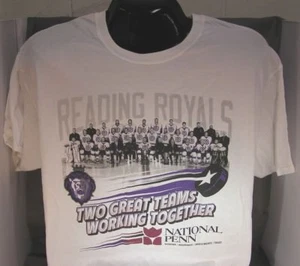 Reading Royals Souvenir T-Shirt ECHL Hockey "Two Great Teams" Reading, PA! - Bild 1 von 3