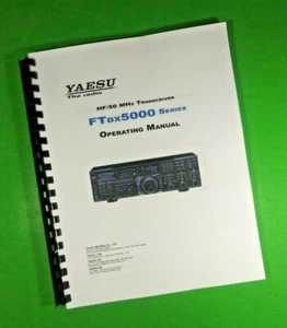 Instrukcja obsługi do nadajnika-odbiornika Yaesu FT DX 5000 MP 148 stron z przezroczystymi pokrowcami! - Zdjęcie 1 z 1