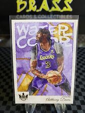 Anthony Davis 2022-23 Court Kings Water Color SP Insert Card No. 22 Lakers