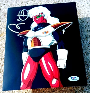 Foto 8x10 firmada por Jason Liebrecht Dragon Ball Z PSA/DNA - Imagen 1 de 3