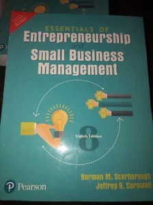 Entrepreneurship and Small Business Mangement by Scarborough Cornwell 8 Edition - Picture 1 of 8