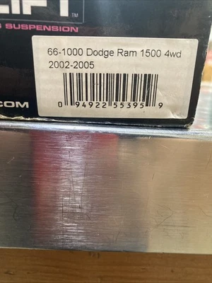 Kit de elevación niveladora Ready Lift Dodge compatible con Ram 1500 Foto 1 de 3