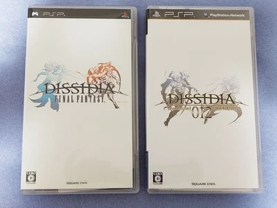 PSP Game Software Set of 2 DISSIDIA FINAL FANTASY & 012 USED Japan Free Shipping - Image 1 of 4
