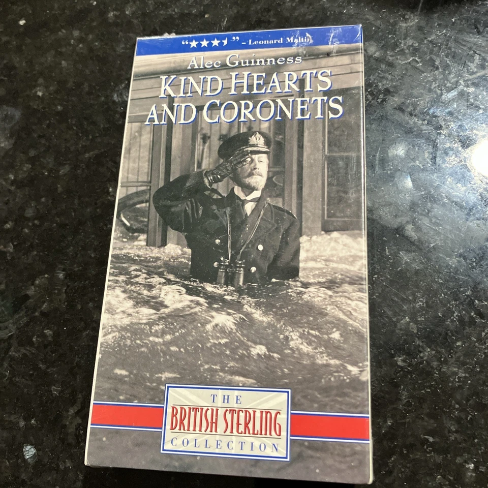Kind Hearts and Coronets VHS - NEW SEALED Alex Guinness Free Shipping Foto 1 de 4